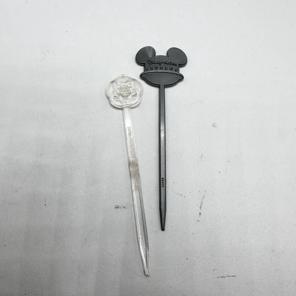 VINTAGE BAR DRINKS SWIZZLE STICK WALT DISNEY WORLD Epcot MGM Hors D’oeuvre Pick